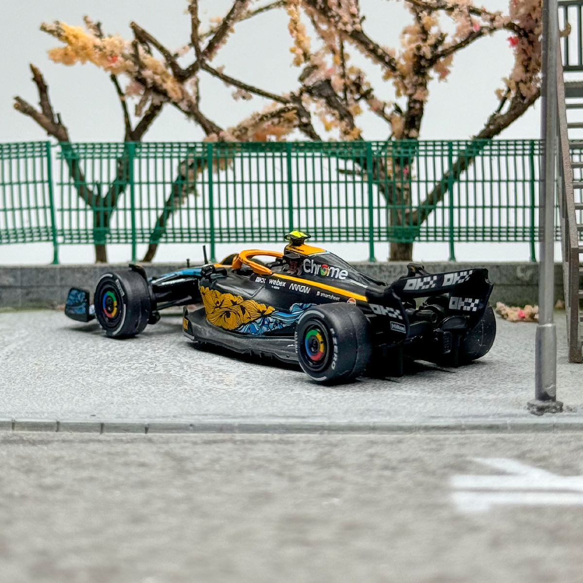 TW Tarmac Works 1:64 McLaren MCL36 Abu Dhabi Grand Prix 2022 Lando Norris F1 Alloy car model