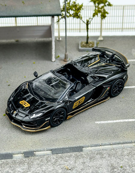 MINIGT 1:64 #803 Lamborghini Aventador SVJ 63 Alloy car model