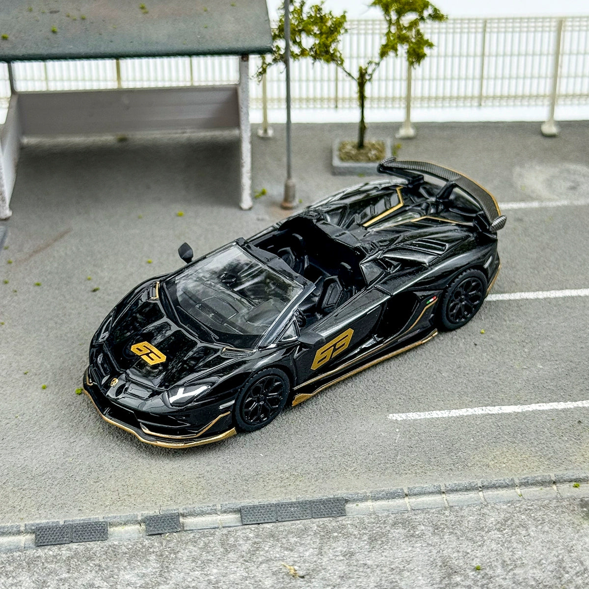 MINIGT 1:64 #803 Lamborghini Aventador SVJ 63 Alloy car model