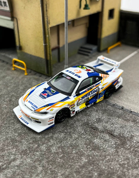 MINIGT 1:64 #895 Nissan LBWK S15 SILVIA Alloy car model