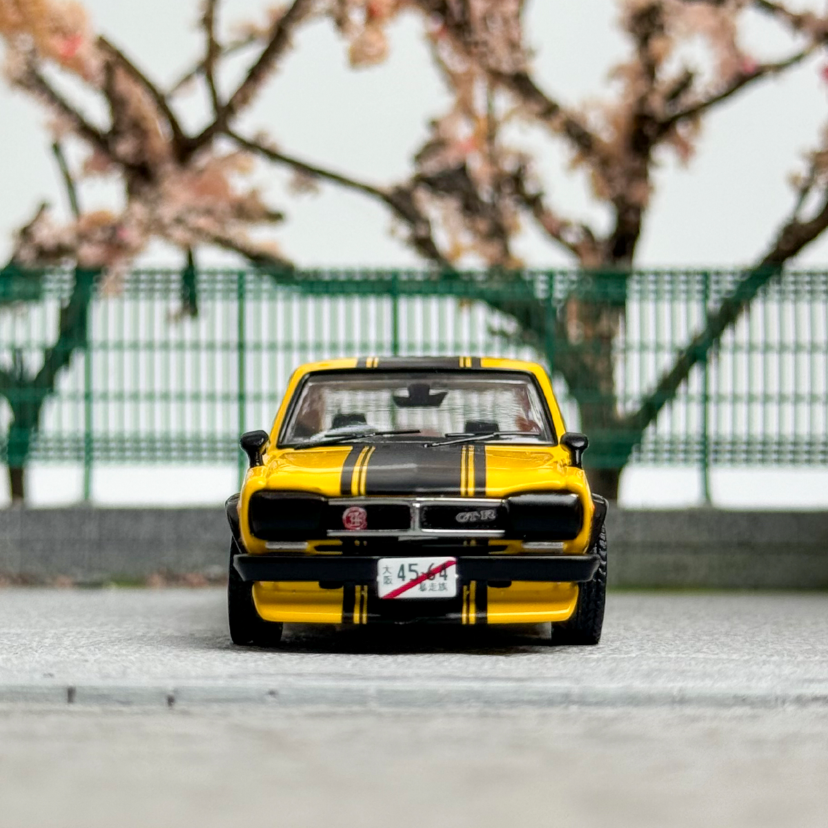 INNO 1:64 Nissan Skyline 2000 GT-R KPGC10 #23 Alloy car model