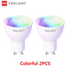 Yeelight GU10 Smart LED Bulb W1 Dimmable / Colorful Lamp 350Lumen Game Music Sync Voice Control For App Google Assistant alexa